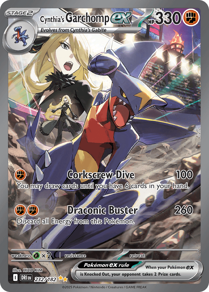 Cynthia's Garchomp ex: Destined Rivals