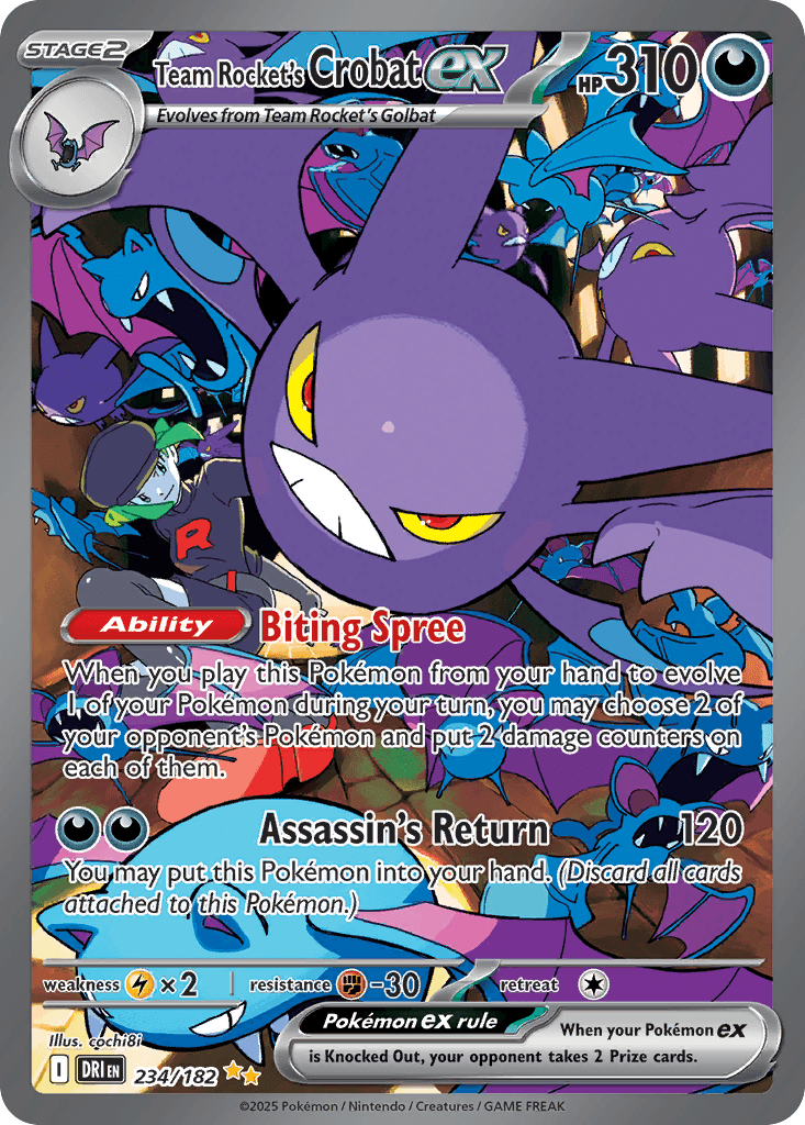 Team Rocket's Crobat ex: Destined Rivals