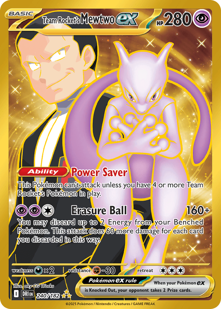Team Rocket's Mewtwo ex: Destined Rivals