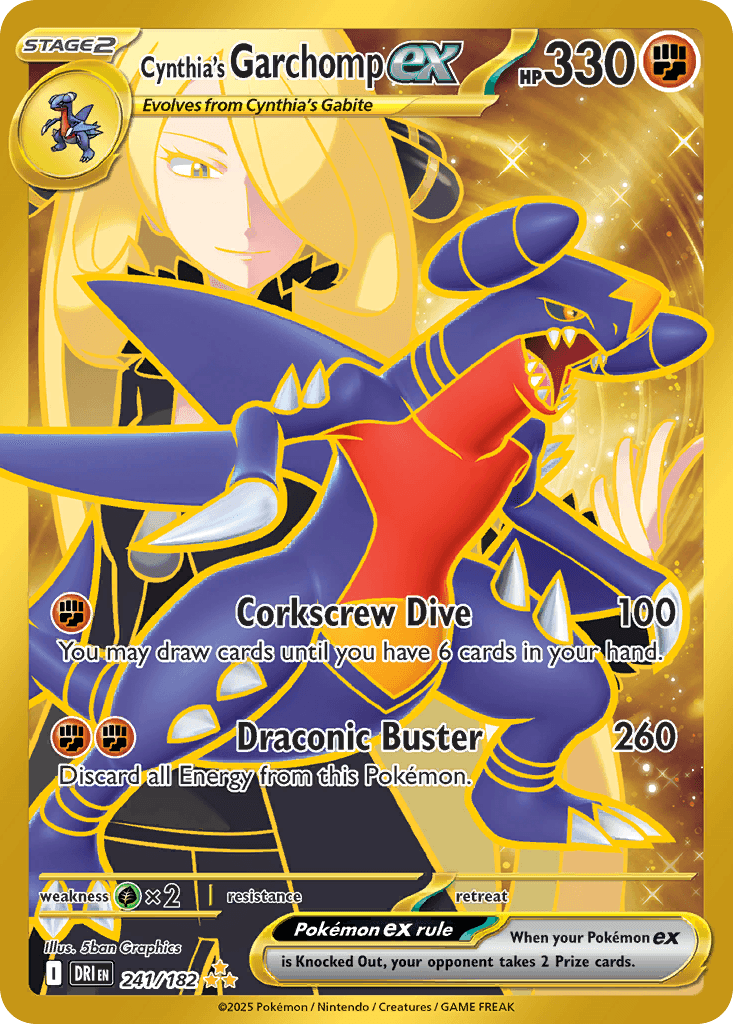 Cynthia's Garchomp ex: Destined Rivals