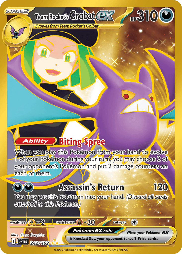 Team Rocket's Crobat ex: Destined Rivals