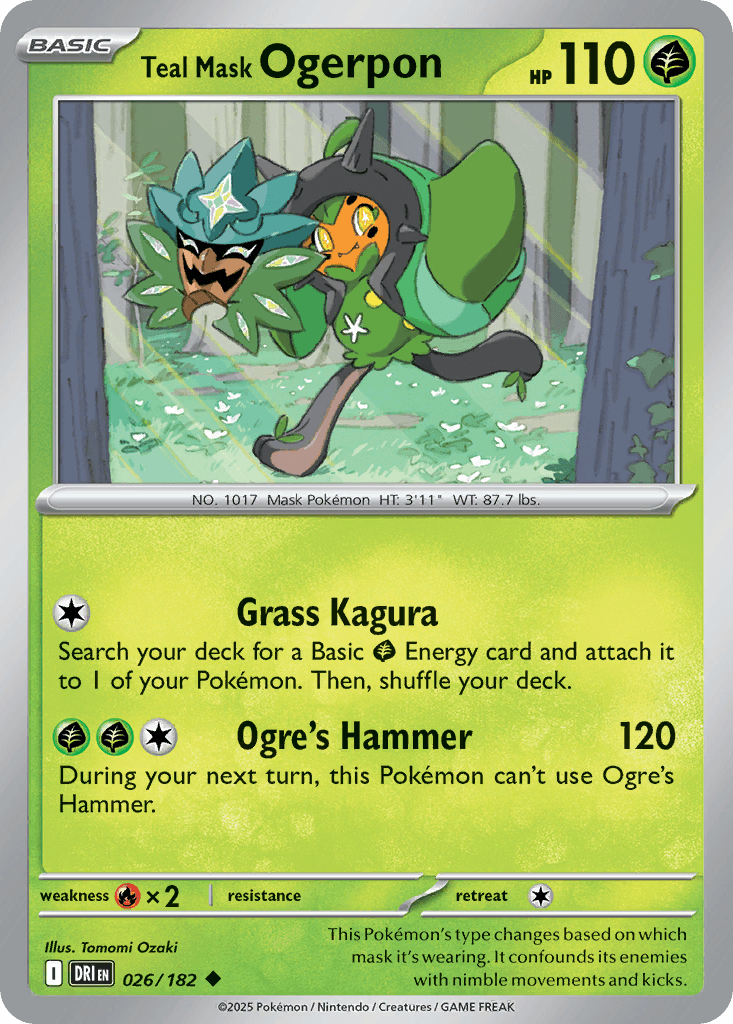 Teal Mask Ogerpon: Destined Rivals