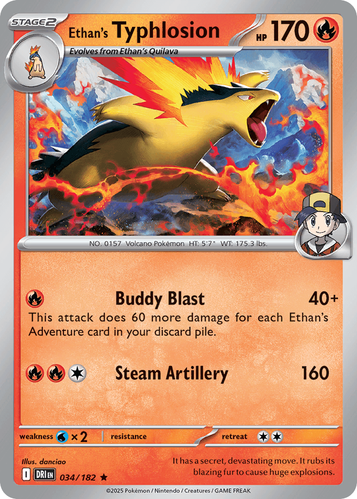 Ethan's Typhlosion: Destined Rivals