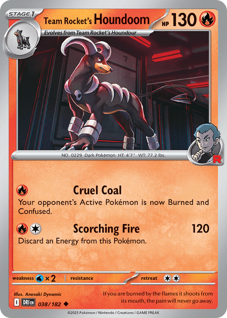 Team Rocket's Houndoom: Destined Rivals
