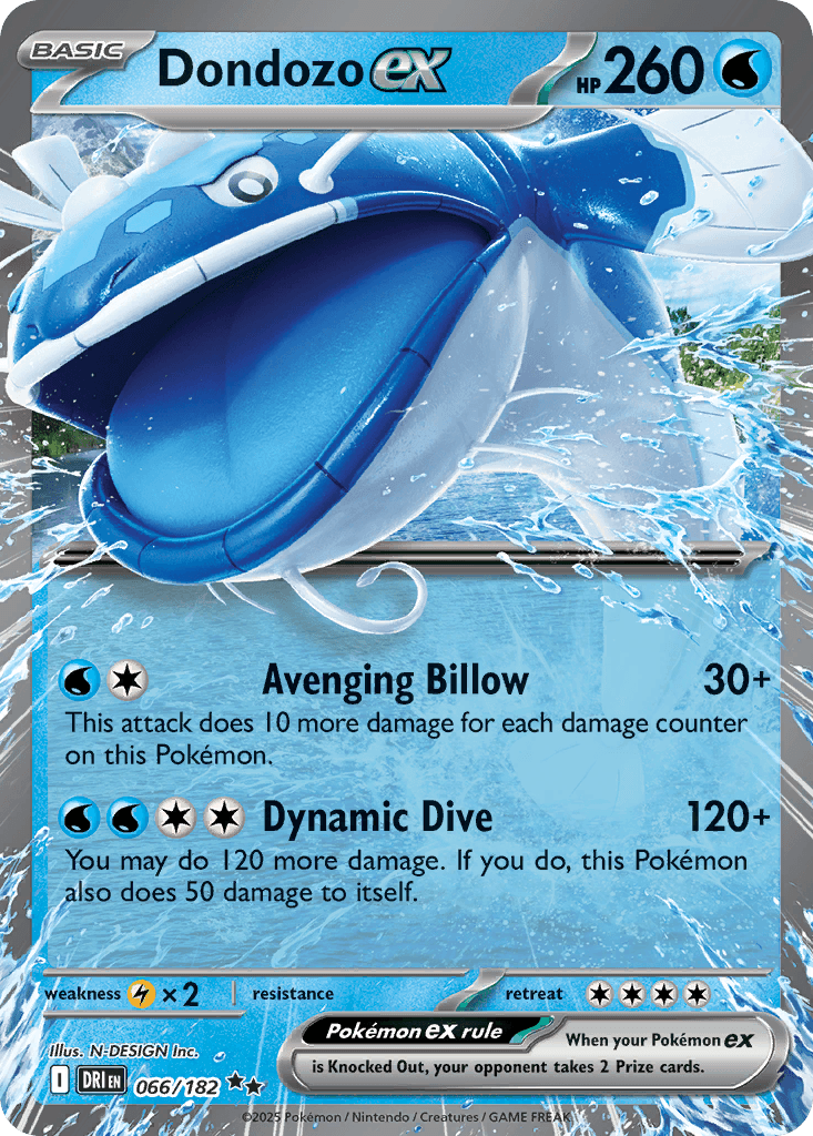 Dondozo ex: Destined Rivals