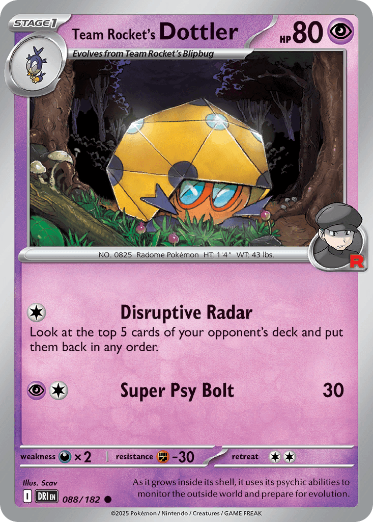 Team Rocket's Dottler: Destined Rivals