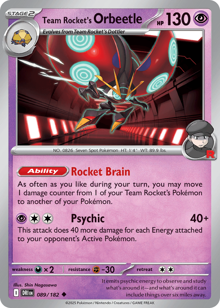 Team Rocket's Orbeetle: Destined Rivals