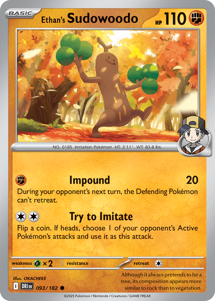 Ethan's Sudowoodo: Destined Rivals