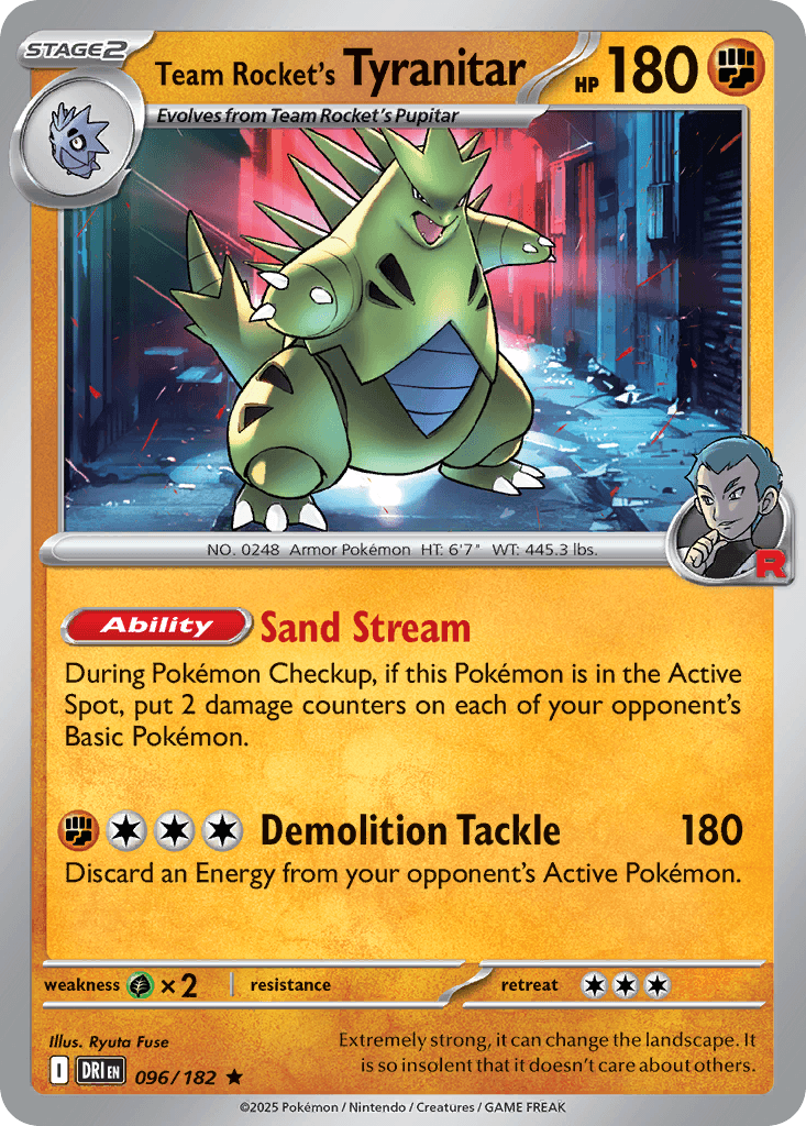 Team Rocket's Tyranitar: Destined Rivals