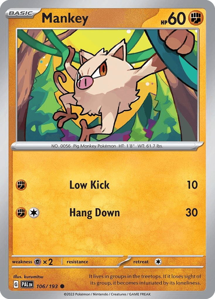 Mankey: Paldea Evolved