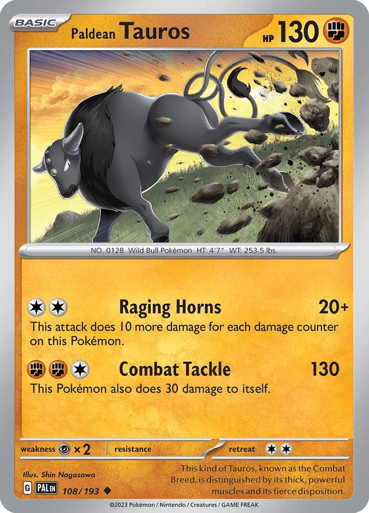 Paldean Tauros: Paldea Evolved