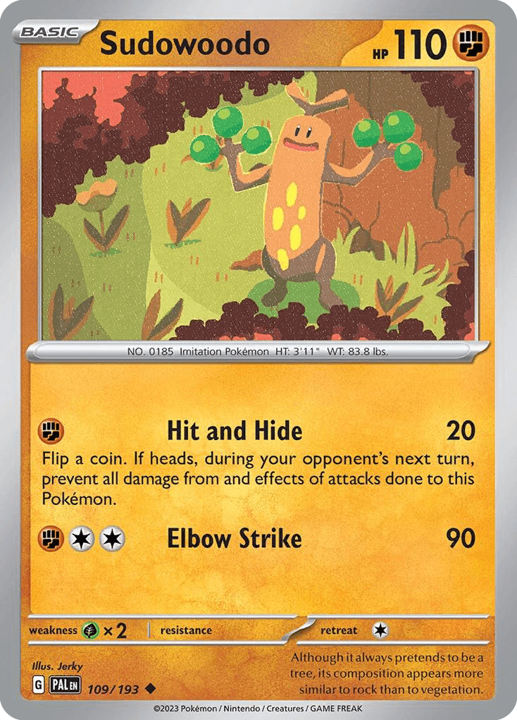 Sudowoodo: Paldea Evolved