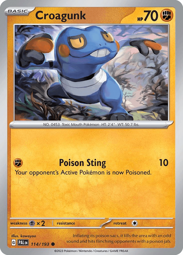 Croagunk: Paldea Evolved