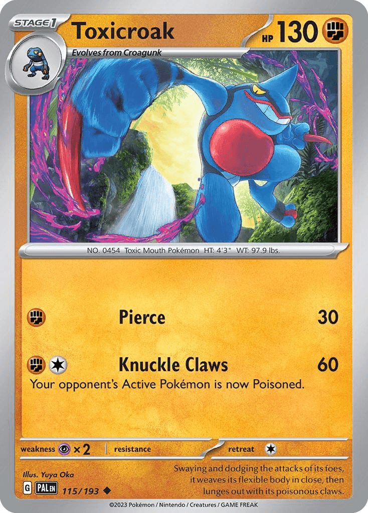 Toxicroak: Paldea Evolved