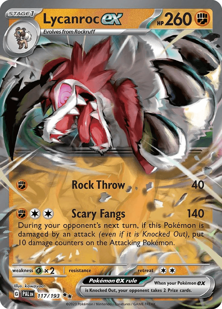 Lycanroc ex: Paldea Evolved
