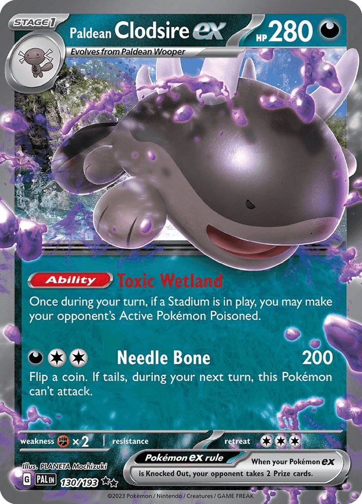 Paldean Clodsire ex: Paldea Evolved