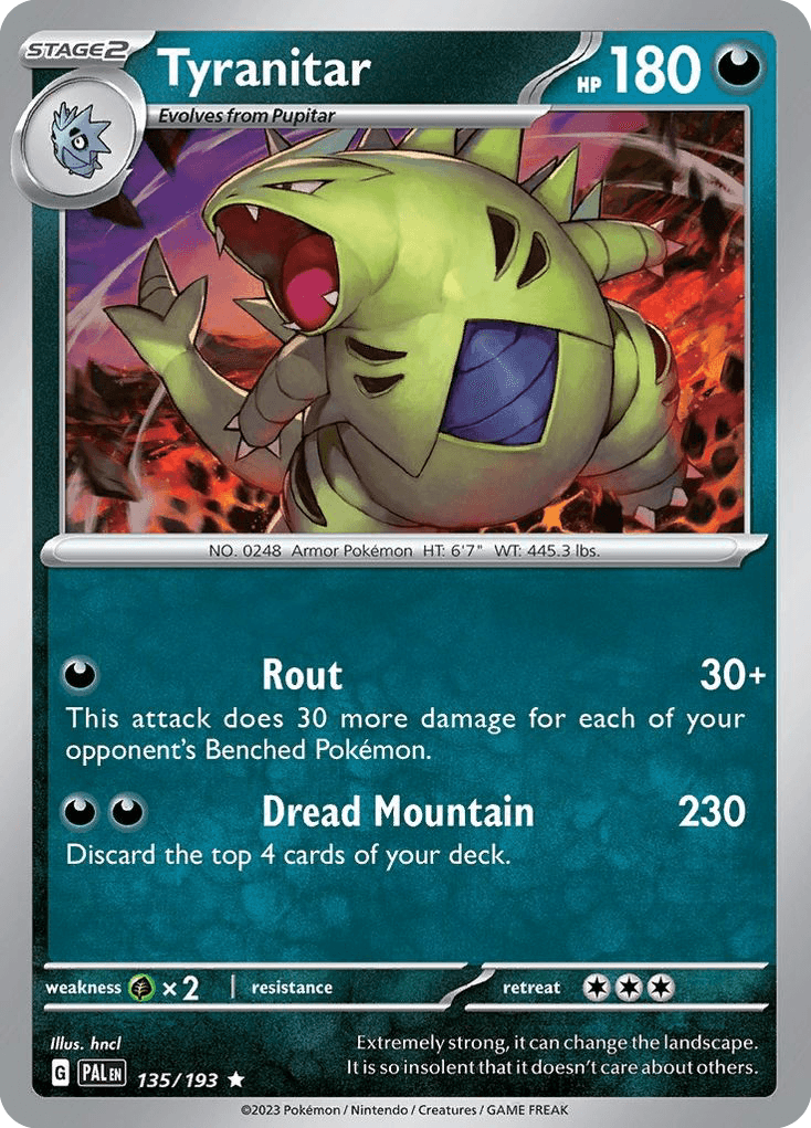 Tyranitar: Paldea Evolved