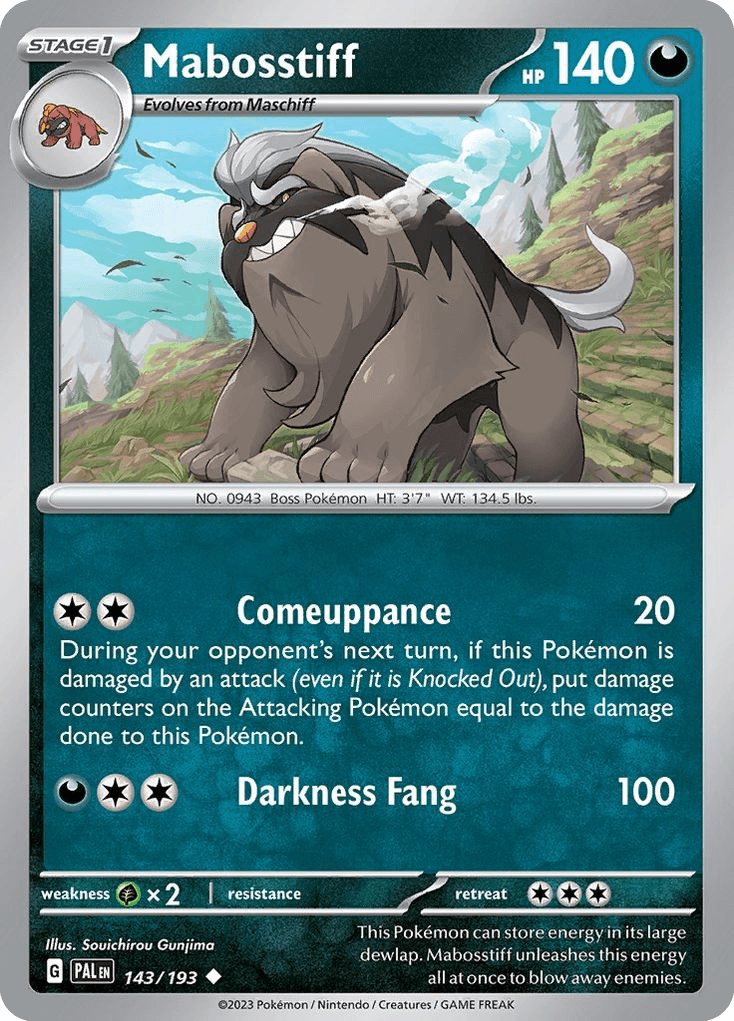 Mabosstiff: Paldea Evolved