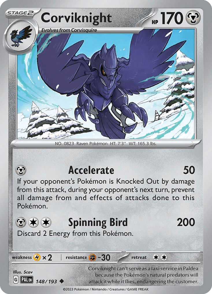 Corviknight: Paldea Evolved