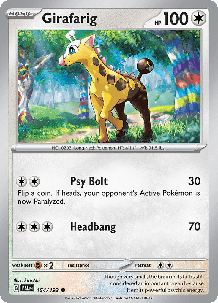 Girafarig: Paldea Evolved