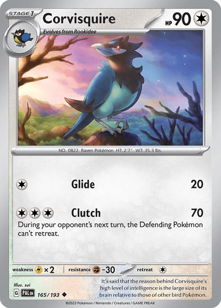 Corvisquire: Paldea Evolved