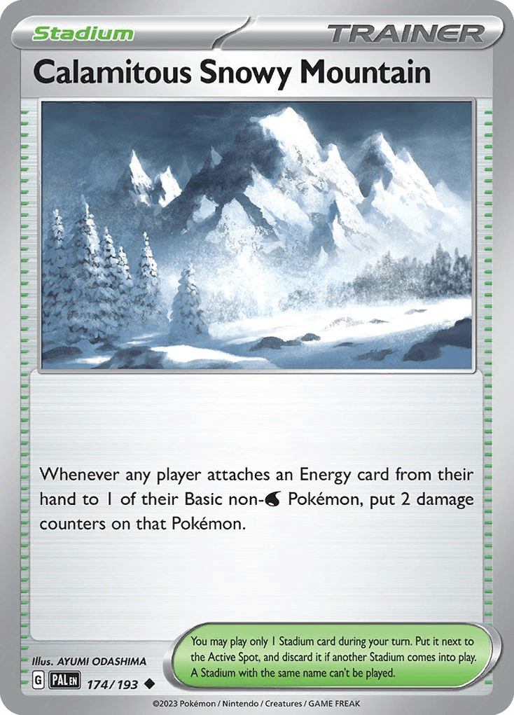 Calamitous Snowy Mountain: Paldea Evolved