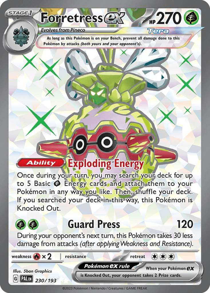 Forretress ex: Paldea Evolved