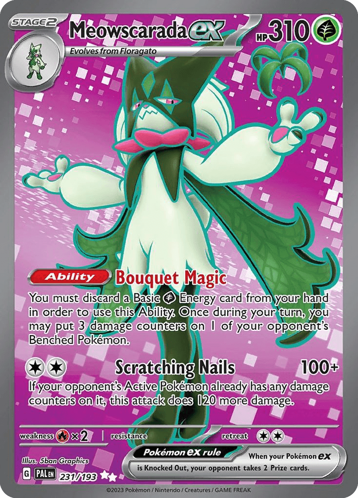 Meowscarada ex: Paldea Evolved