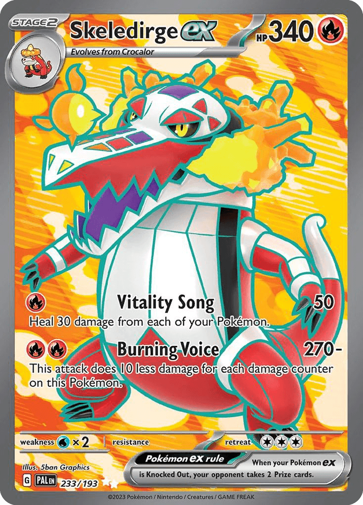Skeledirge ex: Paldea Evolved