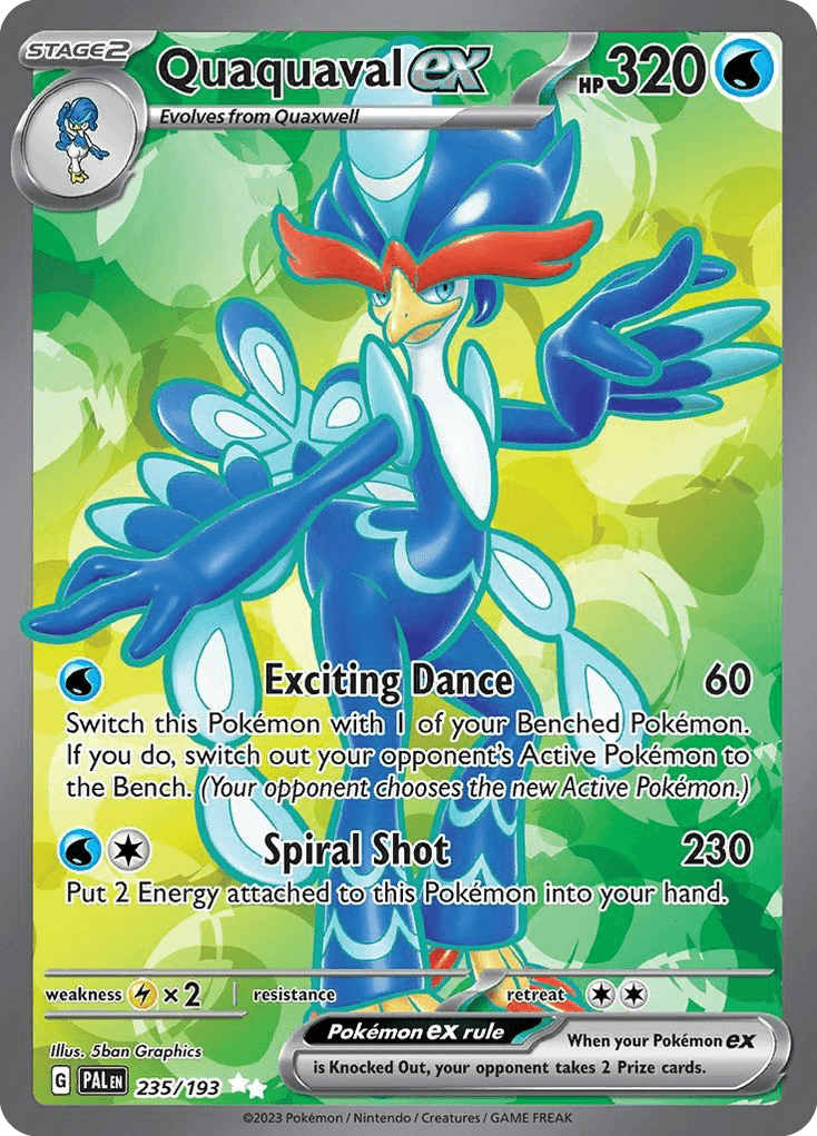 Quaquaval ex: Paldea Evolved