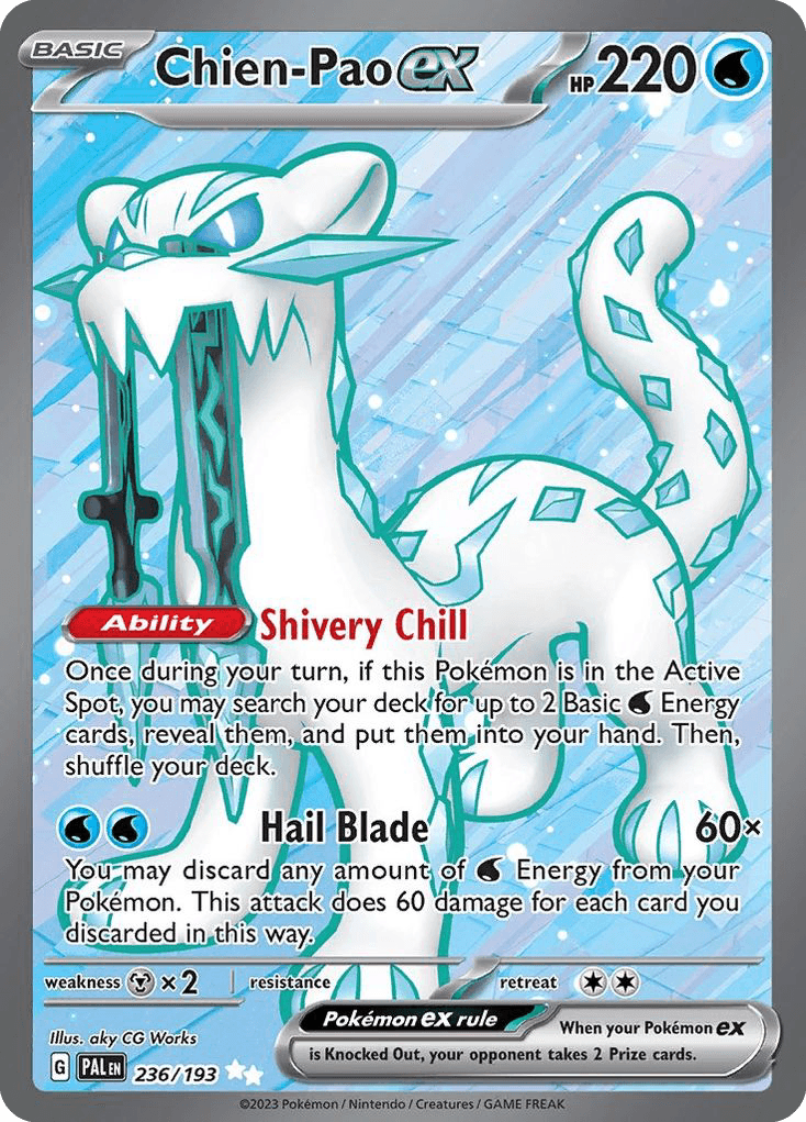 Chien-Pao ex: Paldea Evolved