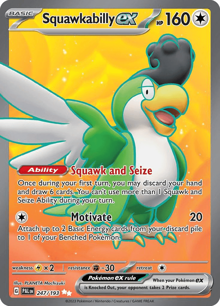 Squawkabilly ex: Paldea Evolved