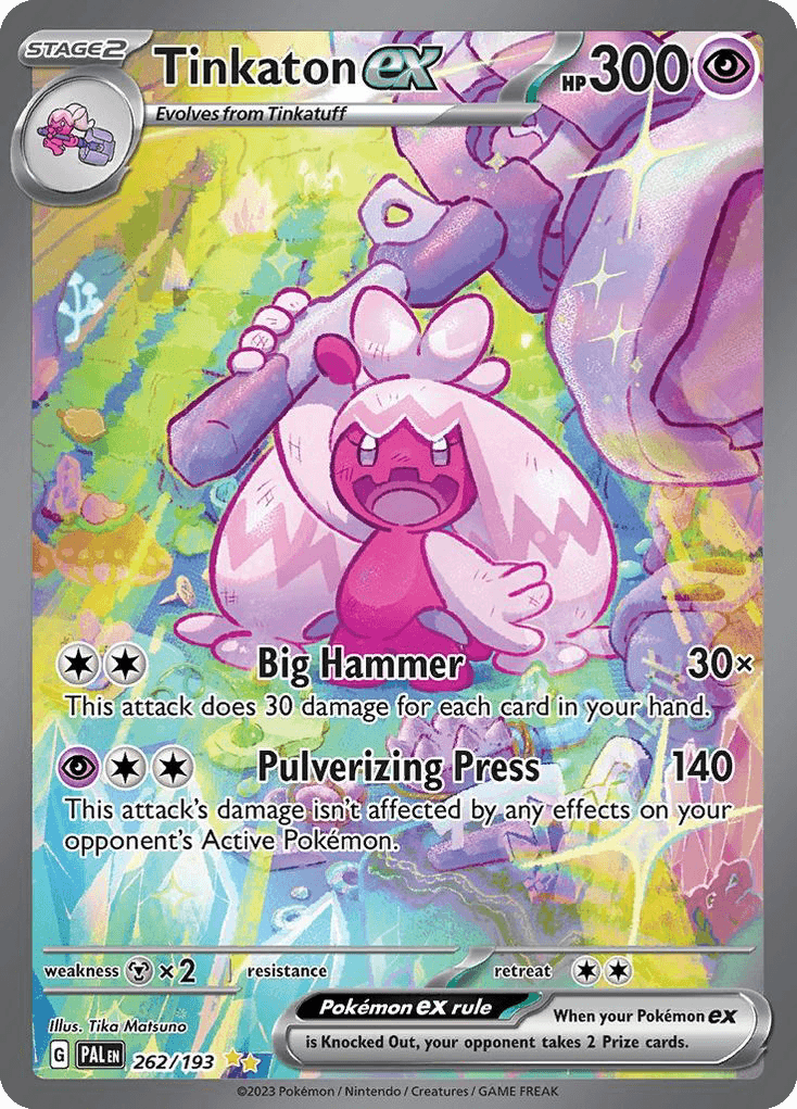 Tinkaton ex: Paldea Evolved