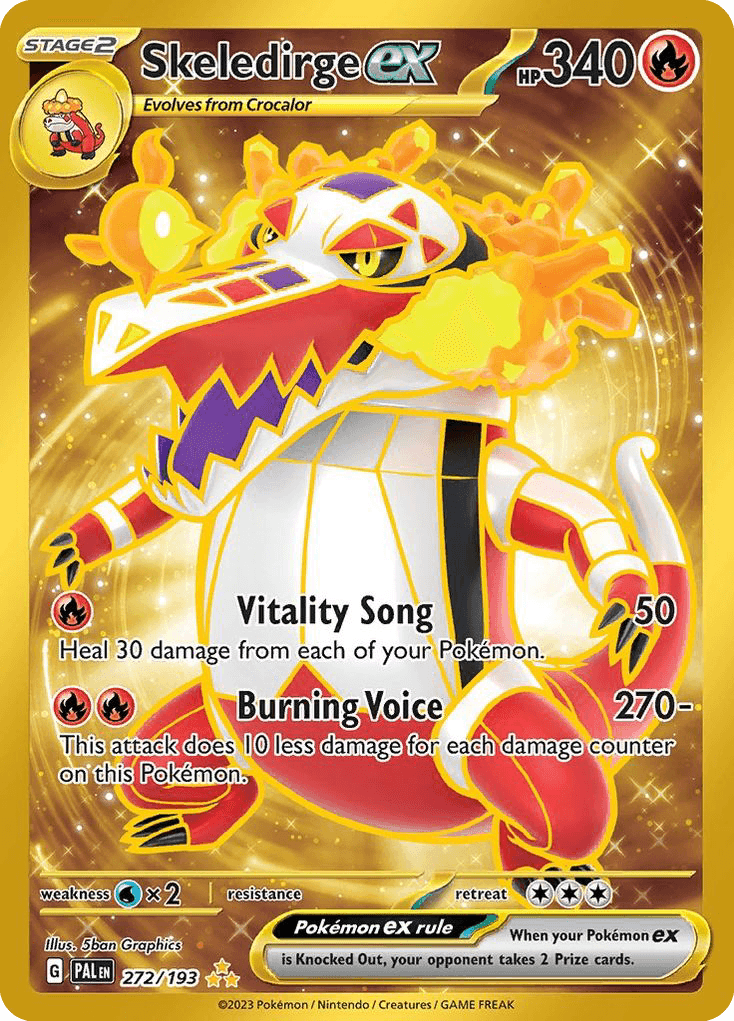 Skeledirge ex: Paldea Evolved
