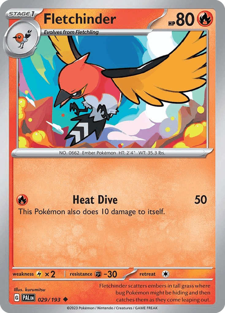 Fletchinder: Paldea Evolved