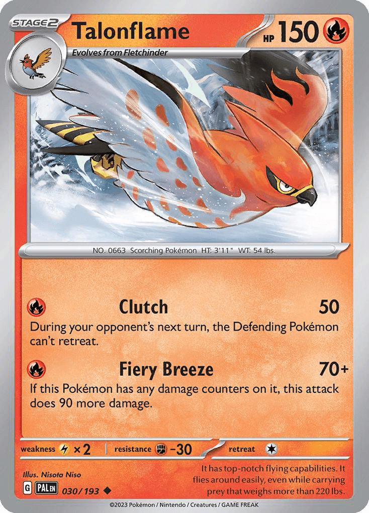 Talonflame: Paldea Evolved