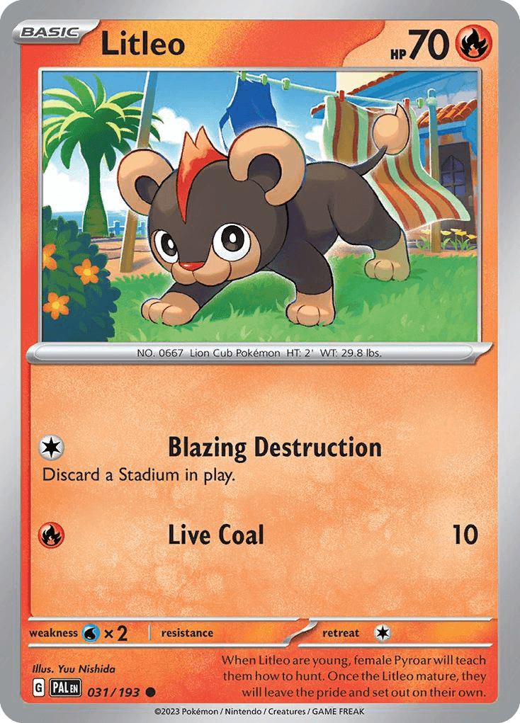 Litleo: Paldea Evolved
