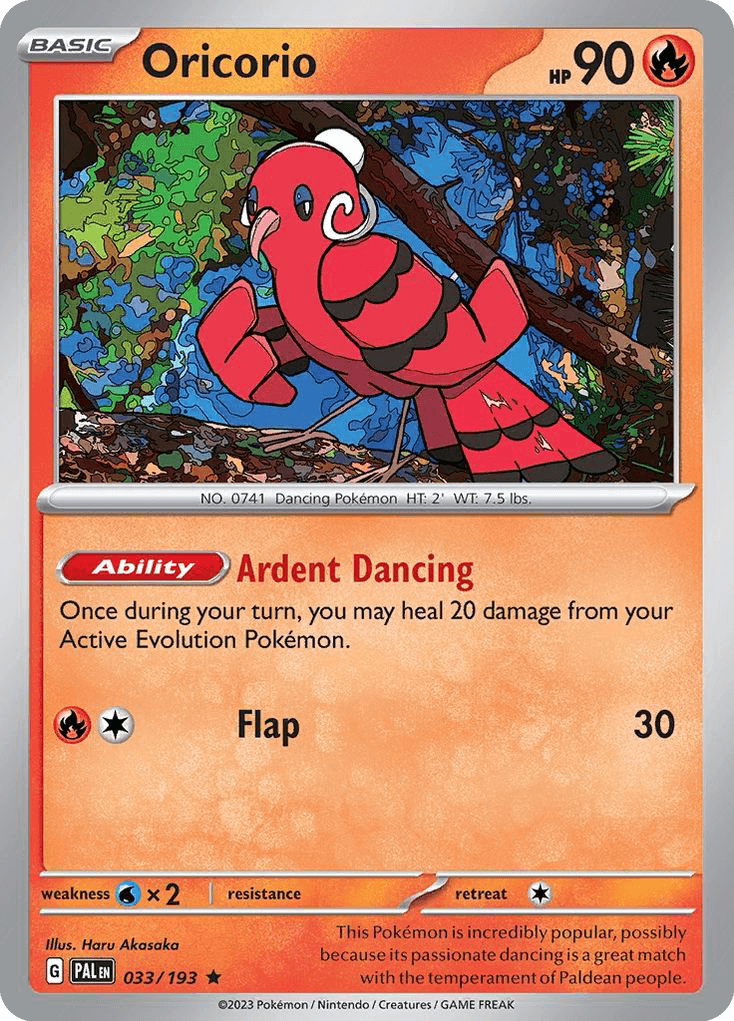 Oricorio: Paldea Evolved