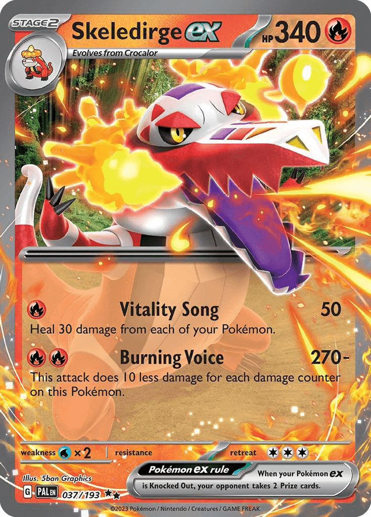 Skeledirge ex: Paldea Evolved