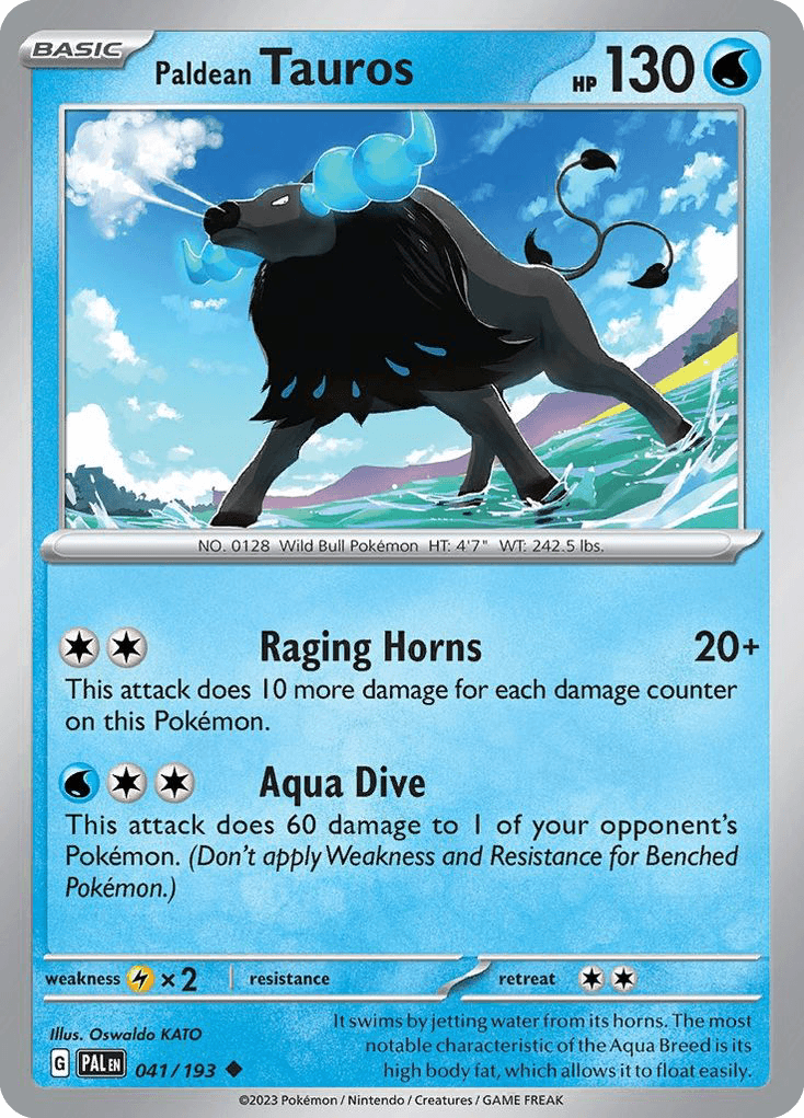 Paldean Tauros: Paldea Evolved