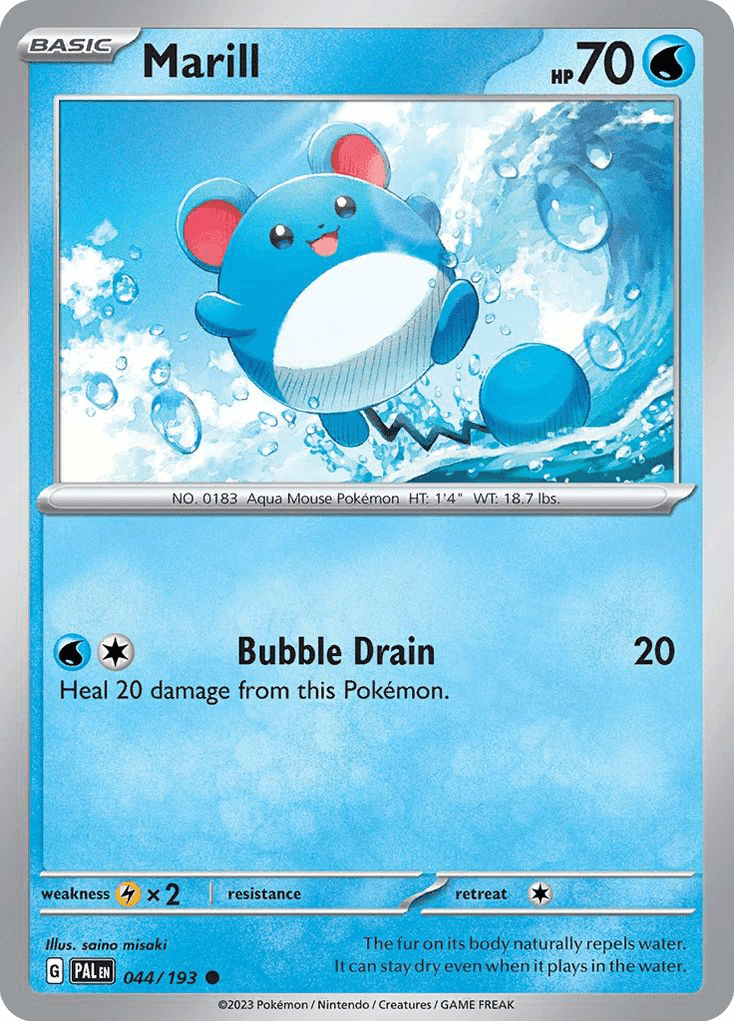 Marill: Paldea Evolved