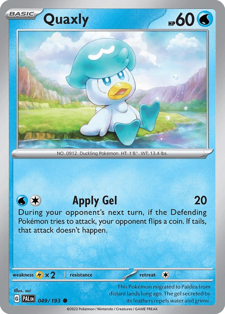 Quaxly: Paldea Evolved