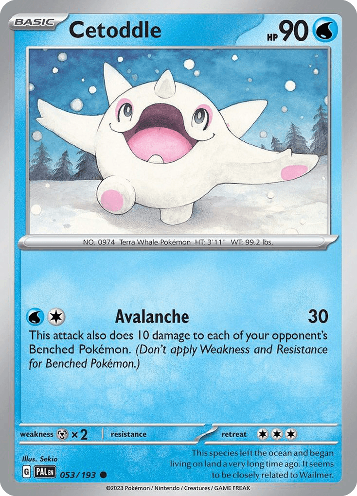 Cetoddle: Paldea Evolved
