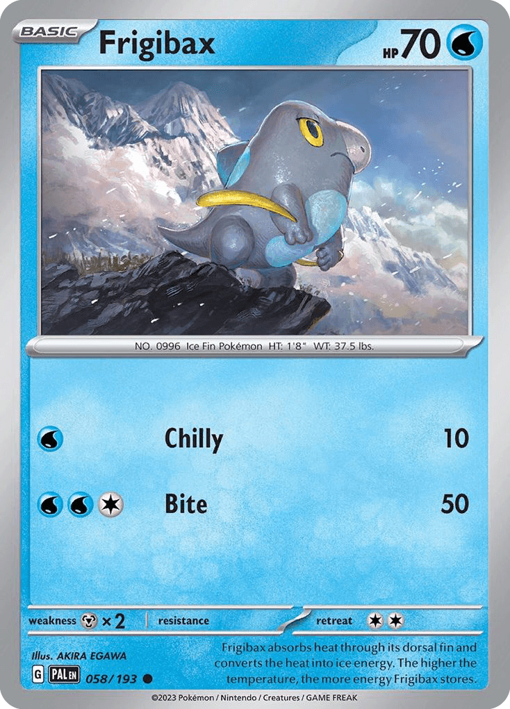 Frigibax: Paldea Evolved
