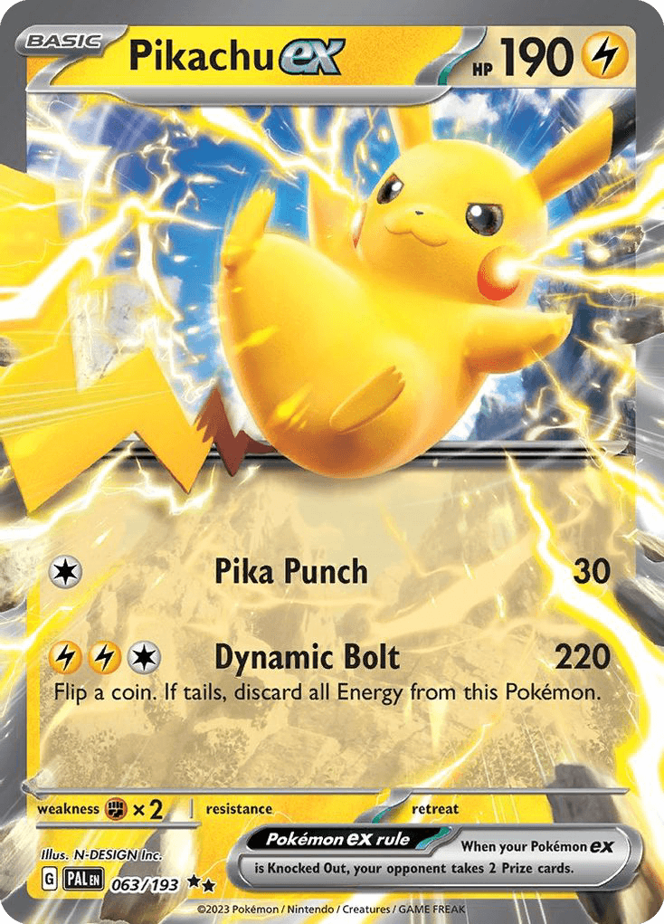 Pikachu ex: Paldea Evolved