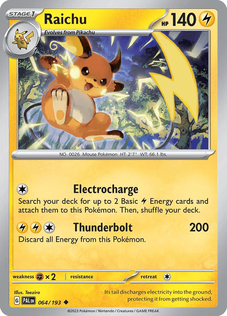 Raichu: Paldea Evolved