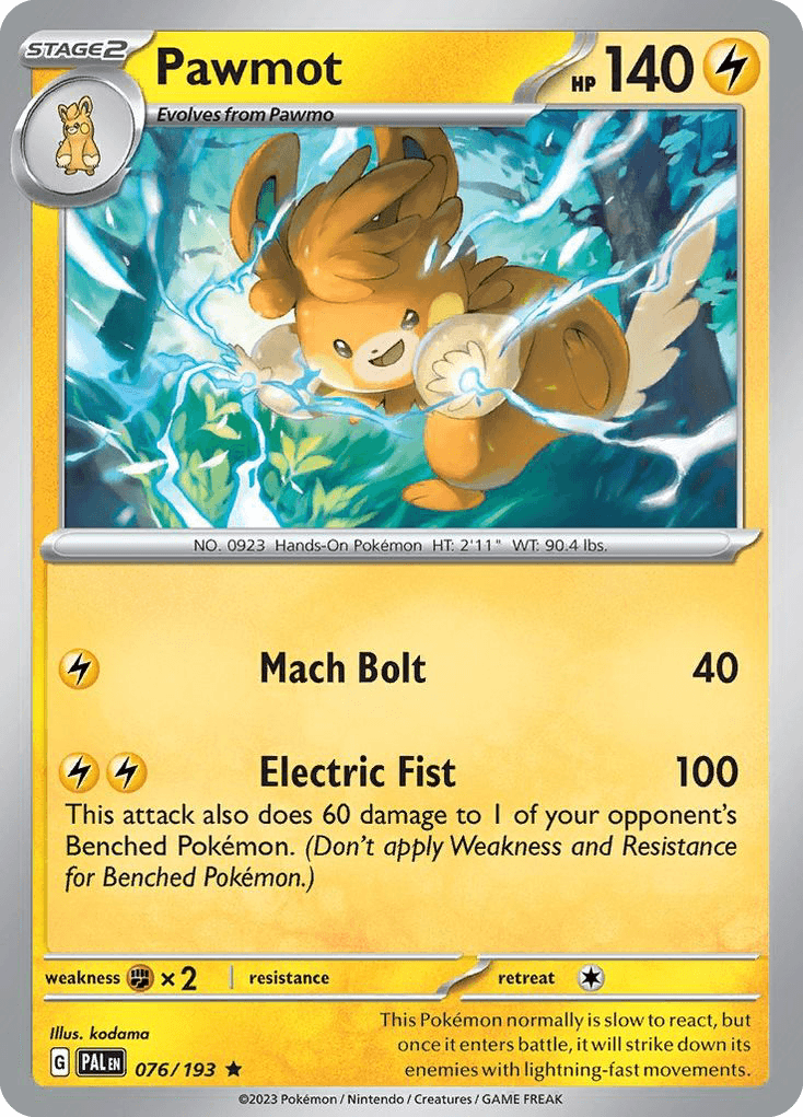 Pawmot: Paldea Evolved