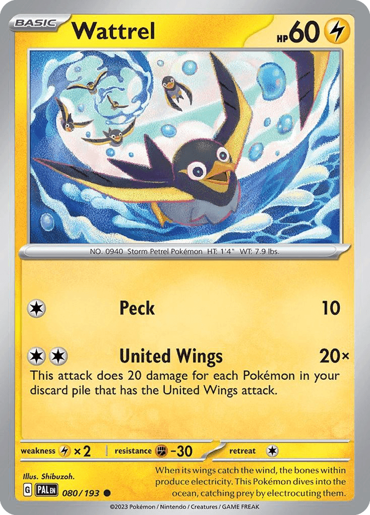Wattrel: Paldea Evolved
