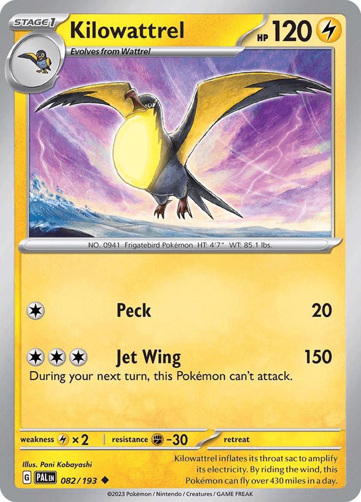 Kilowattrel: Paldea Evolved