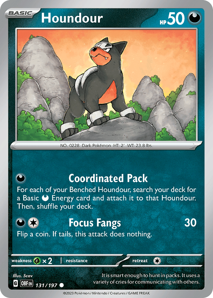 Houndour: Obsidian Flames